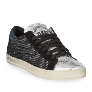 P448 John Glitter Mesh Suede Multi Color Sneakers